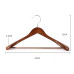TOPINSTOCK Wood Coat Hanger for Suits Pants Jackets Heavy Duty Clothes Hangers  5 Pack Natural Color