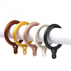 TOPINSTOCK Plastic Curtain Rings 35mm Inner Size Multicolor Optional Pack of 10