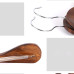 TOPINSTOCK Set of 5 Beautiful Wooden Coat Hangers Wide Shoulder Clothes Hangers - Cherry
