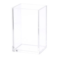 TOPINSTOCK Small Clear Acrylic Box Display Case Showcase 20x20x10cm