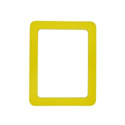 TOPINSTOCK 5" x 7" Yellow Color Flexible Magnetic Photo Frame