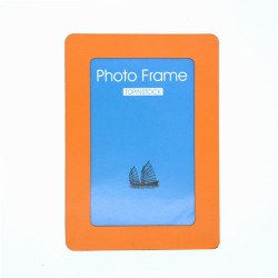 TOPINSTOCK Orange Color Magnetic Picture Frame 4" x 6"