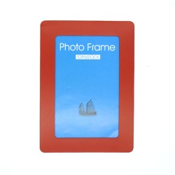 TOPINSTOCK Red Color Magnetic Photo Frame 4" x 6"
