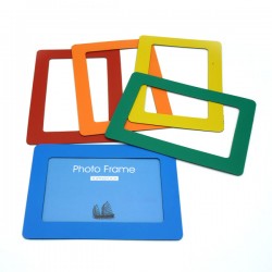TOPINSTOCK Set of 5 Colors 4" x 6" Magnetic Picture Frames